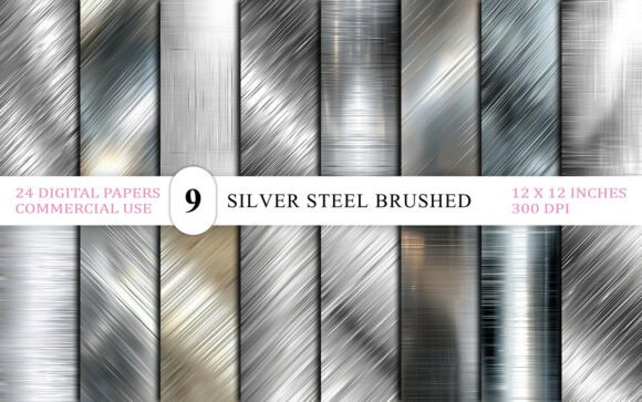 Brushed Chrome Industrial Metal Texture Guide
