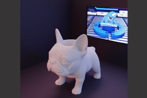 Bulldog Dog Pen Holder: Desk Organization with Charm