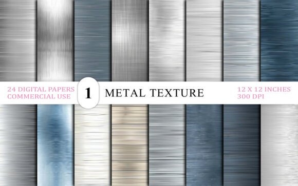 Elevating Design with Brushed Metal Texture Backgrounds