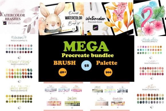 Mega Procreate Brush Palette Bundle Guide