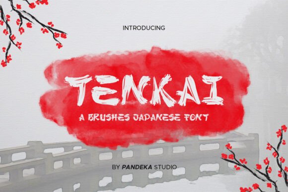 Tenkai: Authentic Japanese Brush Font for Design