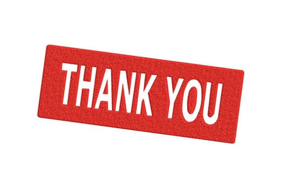Thank You Embroidery Design: Versatile & Compatible