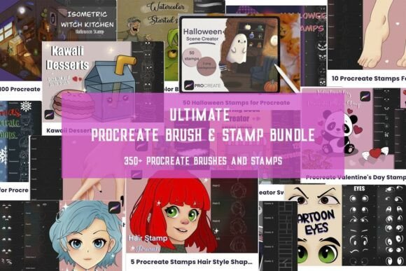 Ultimate Procreate Brush Stamp Bundle: Elevating Digital Art with Professional Tools